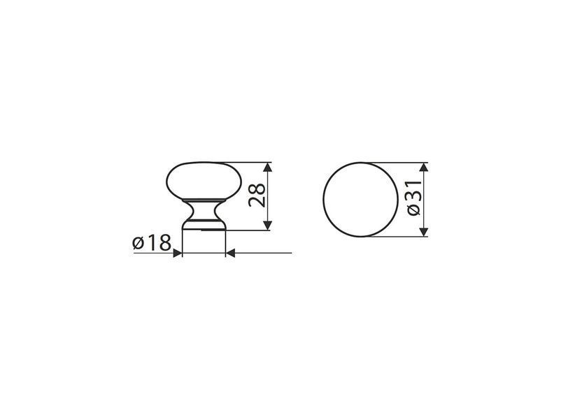 Ручка кнопка Gamet GN13-R240 Soft Touch белый 104129 фото