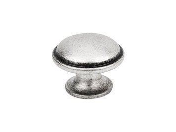 Ручка кнопка Virno Antique 635 античное серебро 70624 фото