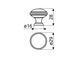 Ручка кнопка Gamet GR49-G0031 античное серебро 104130 фото 2