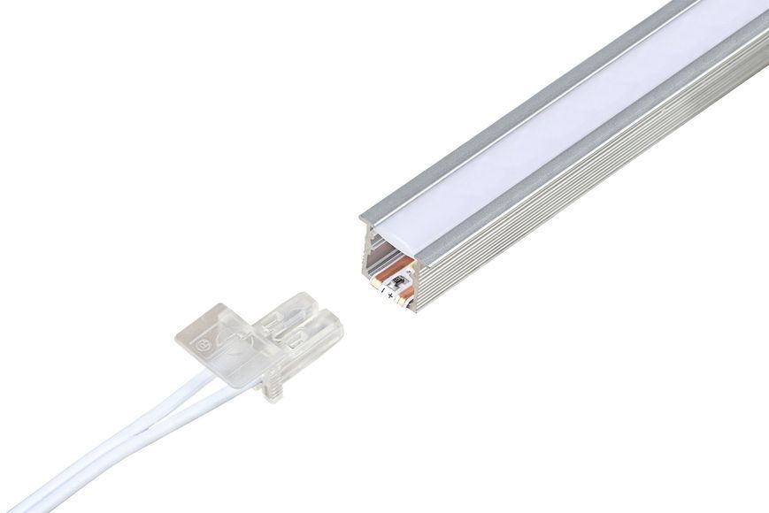 Светильник врезной GIFF LED~Modul SMD2835-120L CW белый холодный L=3000 алюминий (рассеиватель белый матовый) 140671 фото