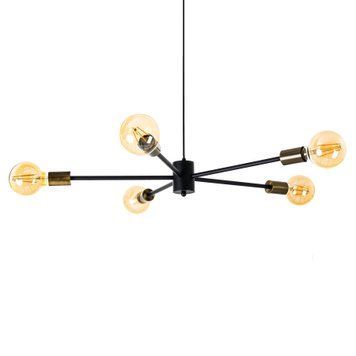 Люстра (світильник підвісний) Star P 5 840/320 Black/BrushGold 1861530 фото