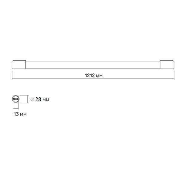 Лампа G13 Т8 LEDtube 1200mm одностороннє підключення Philips CorePro 16W 4000К 4031200 фото