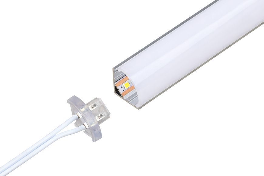 Светильник угловой GIFF LED~Modul SMD2835-120L NW белый нейтральный L=3000 алюминий (рассеиватель белый матовый) 140677 фото