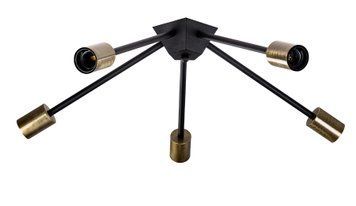 Люстра (світильник стельовий) Attic K-5 C320 Black/BrushGold 1851430 фото