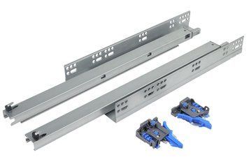 Напрямна прихованого монтажу повного висування з дотягувачем 3D Forte GIFF PRIME (16-19мм) L=500 139837 фото